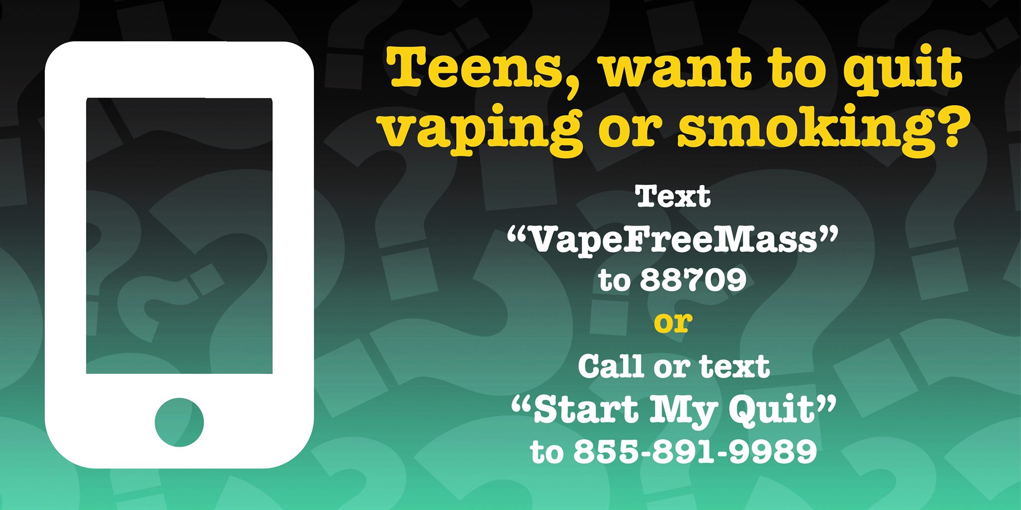 teens want to quit smoking or vaping pic