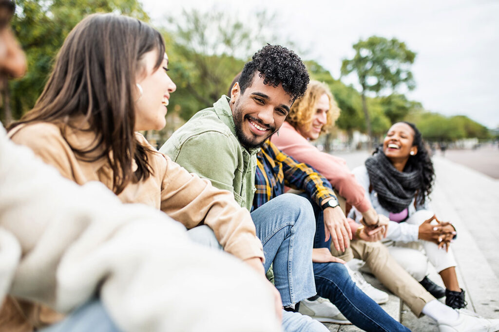 Group of young people